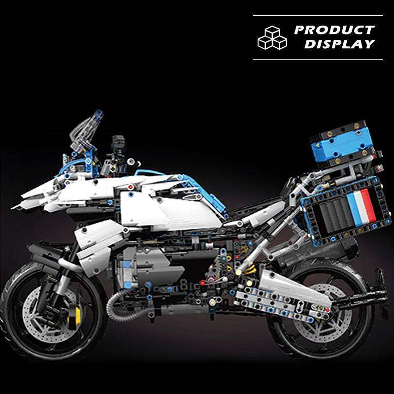 Gold Wing Touring Motorbike Model Building Blocks Technical 1:5 Scale Motorcycle Bricks Desk Decoration Assembly Set Kids Toys Z260306