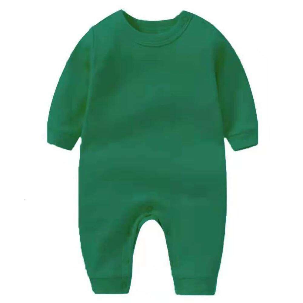 Christmas Baby Romper Long Sleeve Cotton Solid Color Spring Autumn Newborn Jumpsuit Unisex Infant Clothes For Boys Girls Z260306