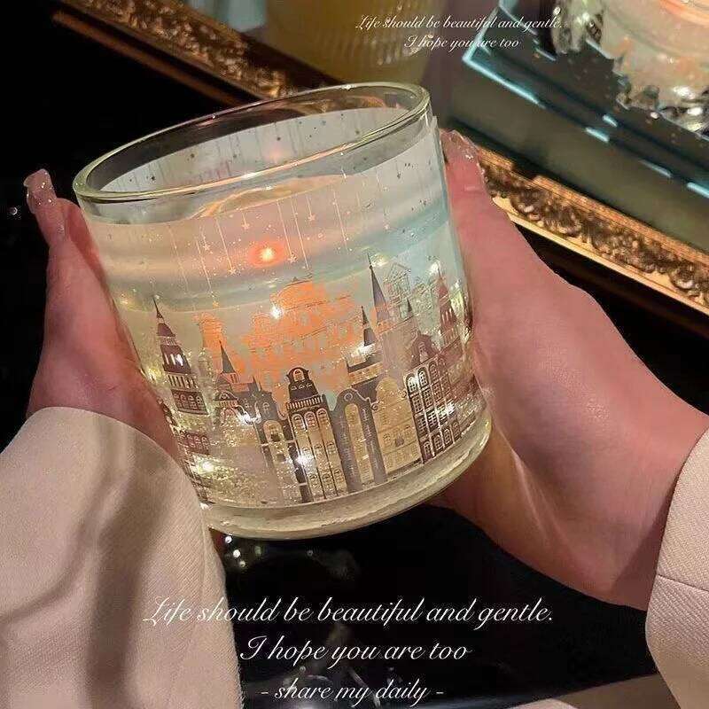 Luxury Aromatherapy Box Jelly Wax Smokeless Scented Candle Romantic Room Decor Holiday Party Christmas New Year Gift W260304 W260305
