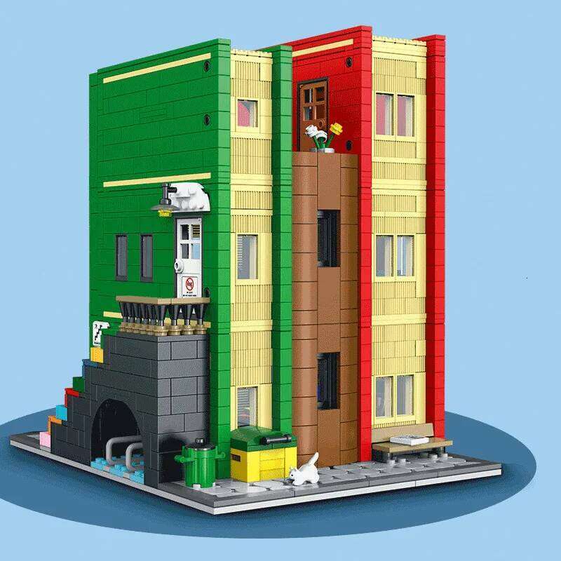 Creative Cities Library Buildings Blocks Bricks Model MOC Modular Desktop Ornament Street View Architecture Toy for Adults Gifts Z260306