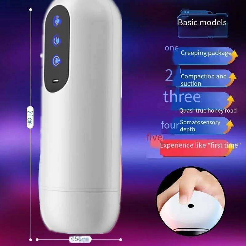 Male Masturbation Appliance Fully Automatic Electric Airplane Mug Adult Toys Dildo Retractable Rotating Sex Machine W260305