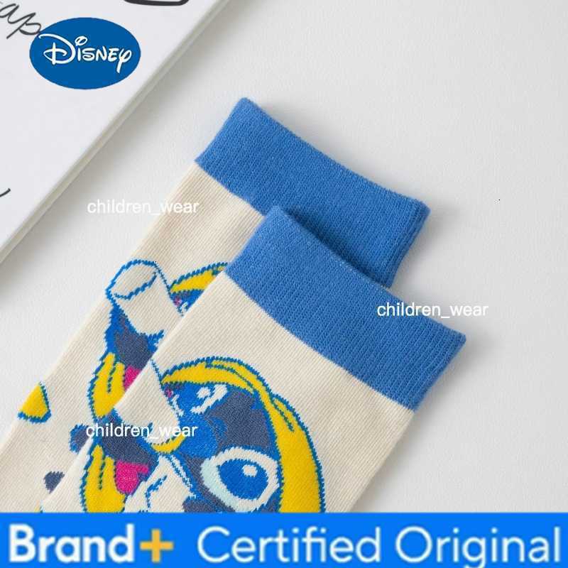Disney Cute Stitch Cartoon Calf Socks Four Seasons Socks Home Furnishings Men Women Childrens Birthday Gifts Toys Couple Socks H260306