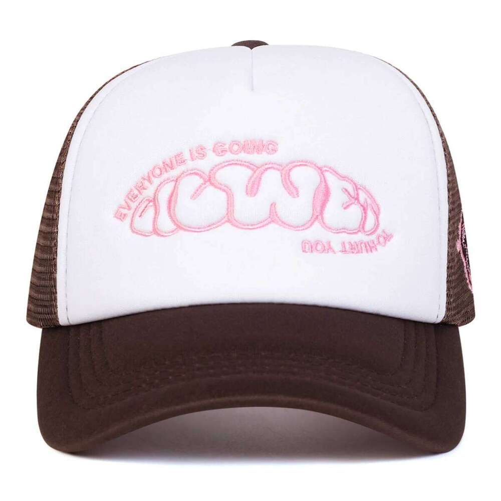 Unisex EVERYONE IS GOING Embroidery Baseball Net Caps Spring and Summer Outdoor Adjustable Casual Hats Hip Hop Sunscreen Hat Y260304