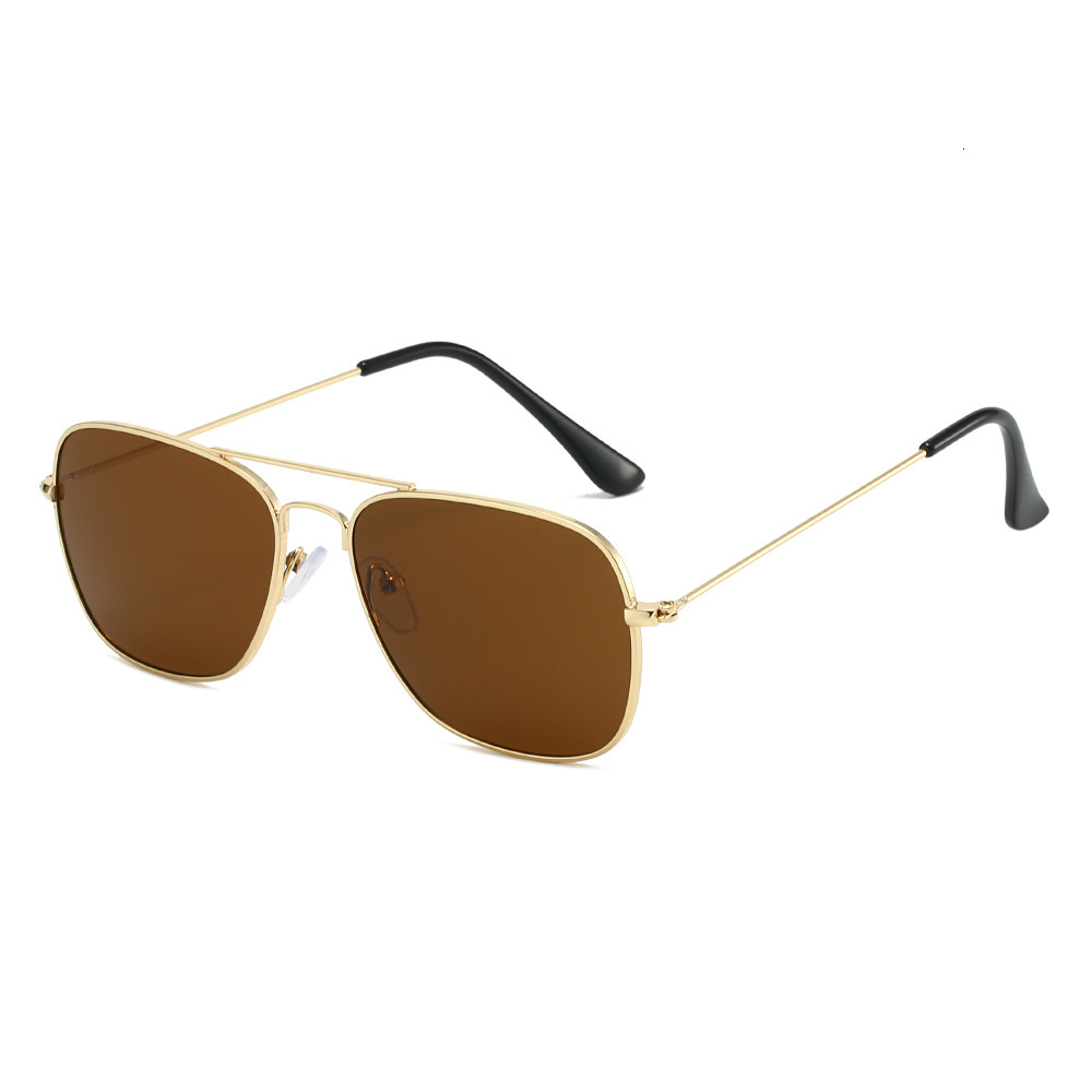 New high-end sunglasses, popular on foreign trade platforms, personalized metal double-bridge for driving, fishing, and cycling, versatile sunglasses