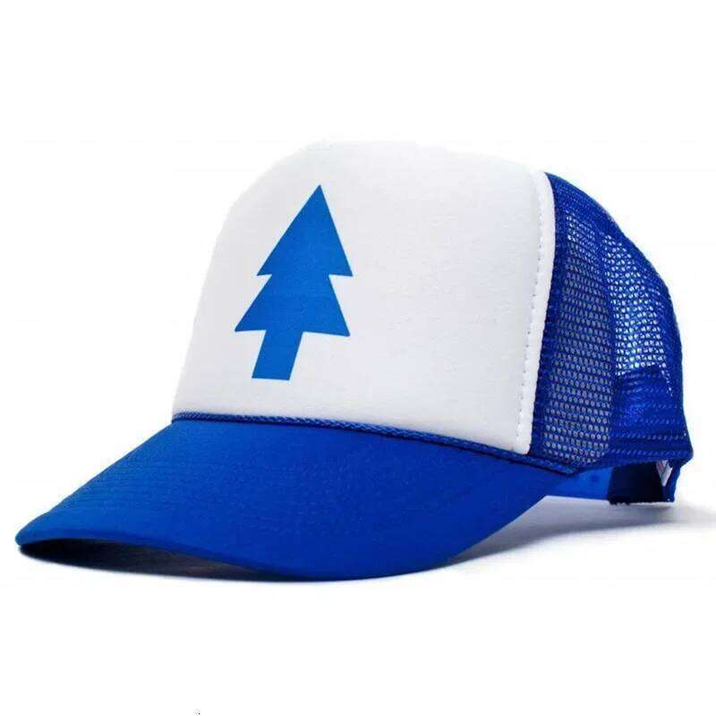 Cartoon Dipper Baseball Pine Tree Gravity Arrow Summer Fall Sports Adjustable Women Mens Golf Cap Solid Snapback Hats Gorras Y260304