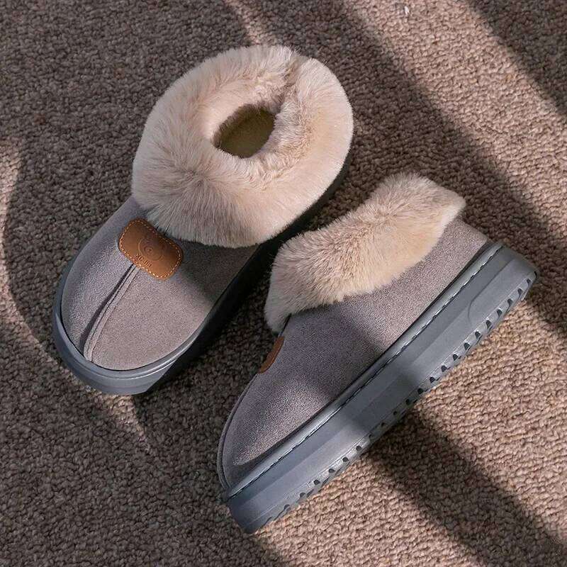 2025 Women's New Thickened Bottom Snow Boots Winter Foot Protection Outerwear Cotton Warm Shoes EVA Material Chinese Origin