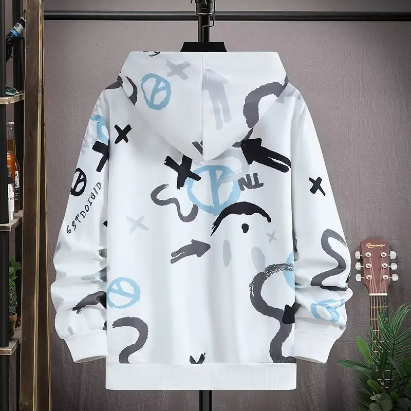 2026 Mens Cool Hoodies Spring Hip Hop Oversized Sweatshirt Graphic Hoodies Harajuku Streetwear Pullover Mens Clothing 260228
