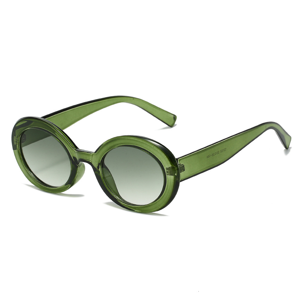 European and American Oval Cool Square New Style Personality Retro Fashion UV Protection High-end Sunglasses