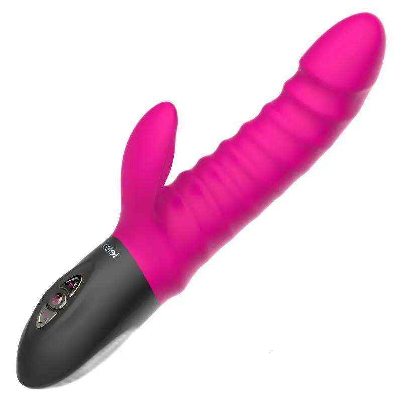Leten Silicone Thrusting Vibrator with Heating Function, Electromagnetic Pulse Dildo Wand ,Sex Toys for Women Orgasm Pleasure W260305