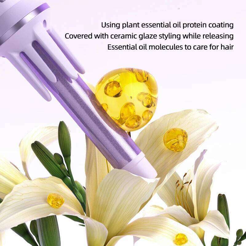 28/32mm Automatic Hair Large Wave Curling Iron Tongs Temperature Adjustable Anion Fast Heating Styling Curler 26Y0306