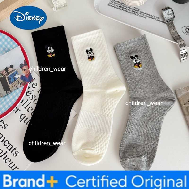 Disney 5 Pairs Mickey Mouse Crew Socks Middle Tube Streetwear Soft Breathable Cotton Casual Socks Funny Fashion Socks Gifts New H260306