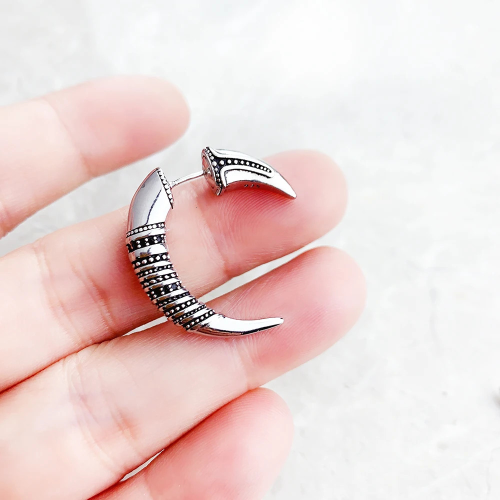 Earring Claw Vintage 925 Sterling Silver Gift For Women High Quality Fine Jewelry 260303