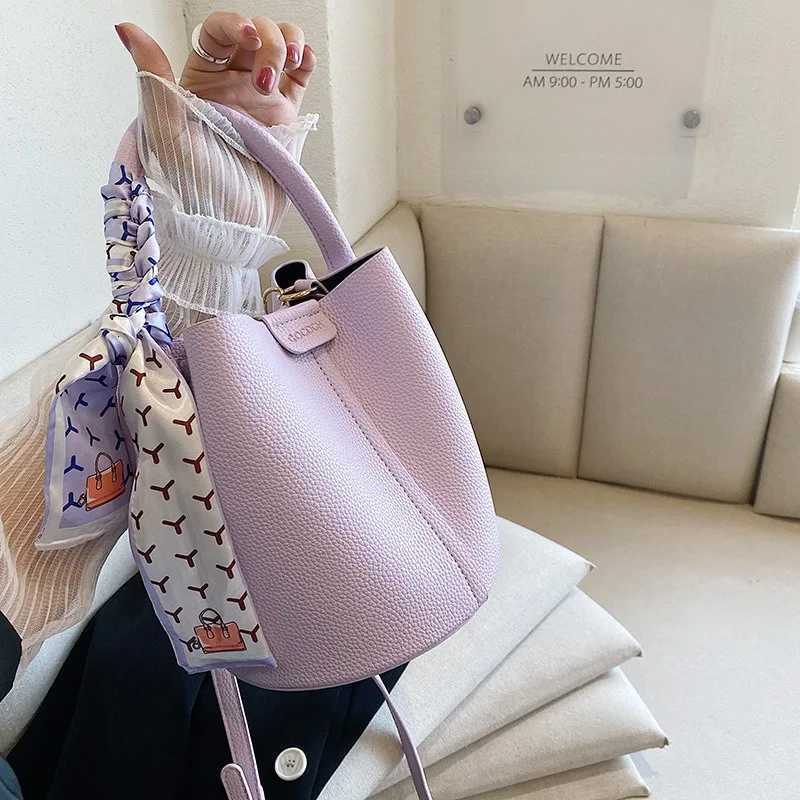 Fashion Women Crossbody Bags Shoulder Bags Design Bucket Bag Ladies PU Leather Portable Hand Bags H260306