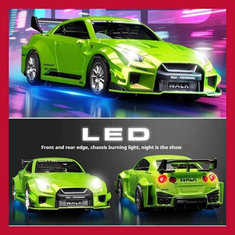 New 1:43 Scale Remote-Controlled Toy Car RC Four-Wheel Drive Drift Alloy Vehicle with Built-In Gyroscope Ideal Holiday Gift C260305