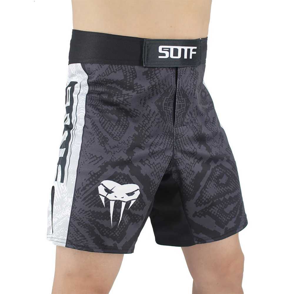 Snake Scale Fitness Breathable Sports Ferocious MMA boxing shorts Tiger Muay Thai mma shorts fight shorts kickboxing boxing X260306