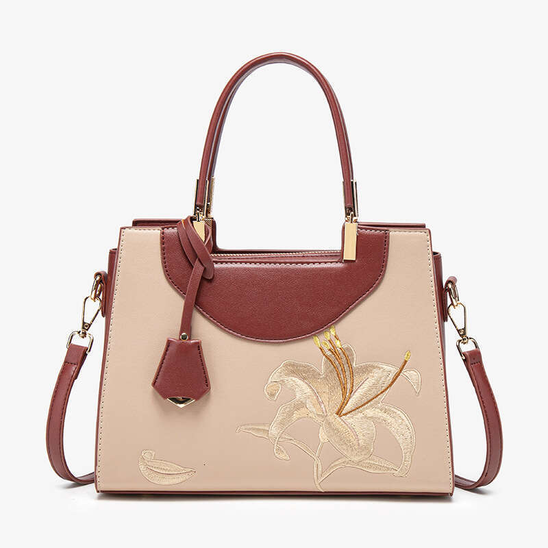 Tote Fall Winter Fashionable Women S Handbag Niche High End Style New Chinese Style Embroidered Shoulder Bag Crossbody Tote Bag
