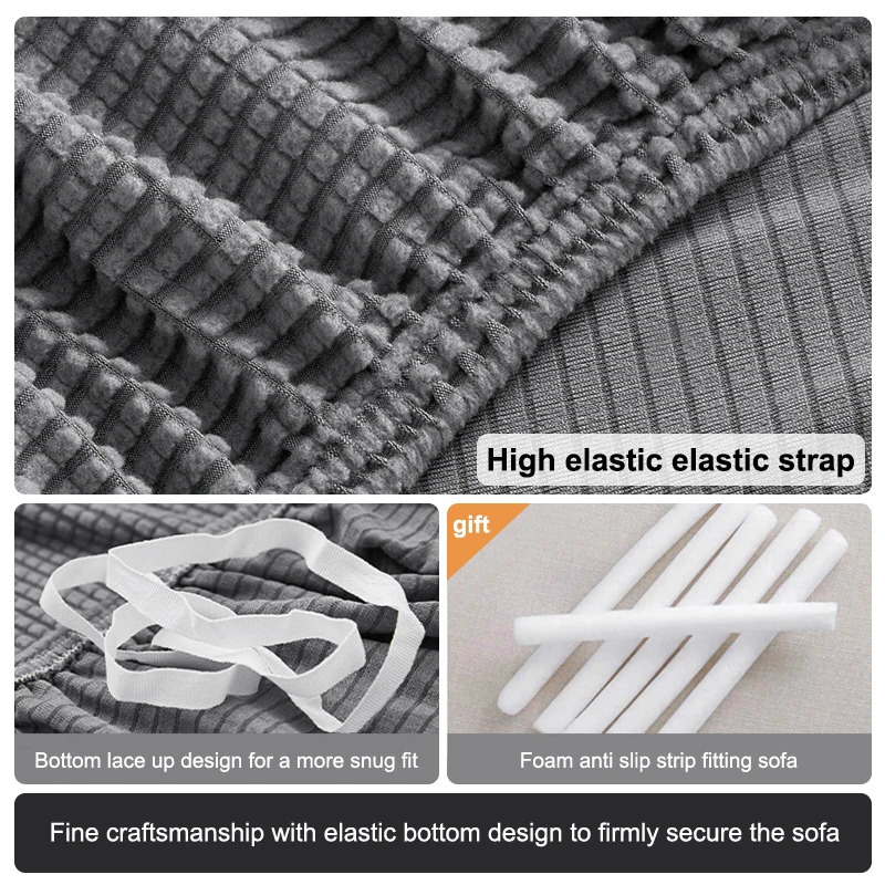 Sofa Cover Elastic For Living Room Home Jacquard Stretch Slipcovers Corner Couch Covers 1234 Seater L Shape Free Shopping 260304