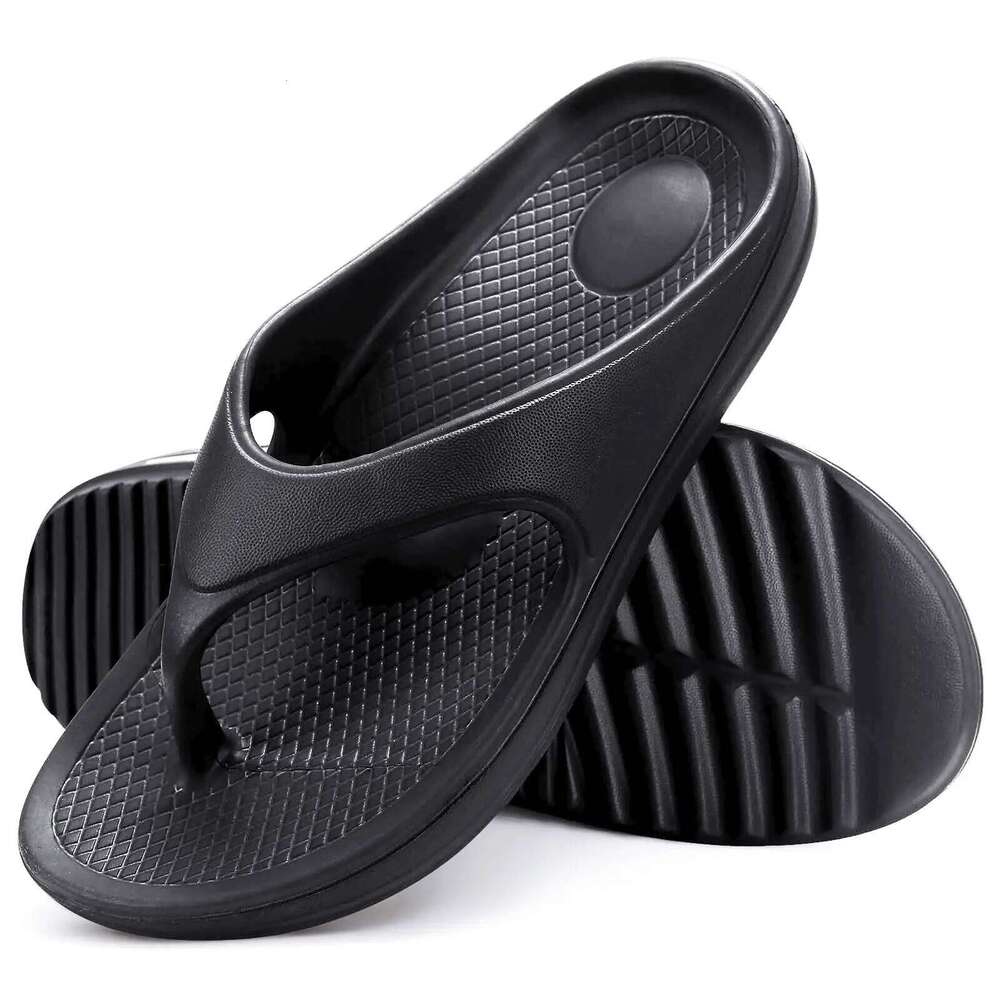 Litfun Orthopedic Flip Flops Men Women Non-slip Unisex Sandal For Plantar Fasciitis Soft Bathroom Slippers With Arch Support