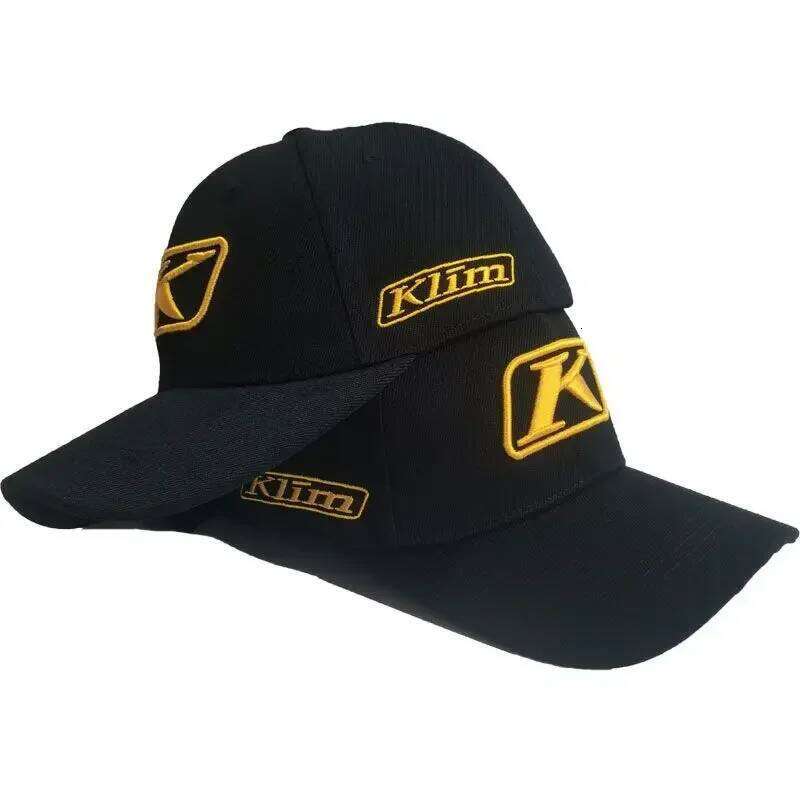 2025 New for Klim Baseball Men Women Colorblock Racing Cap Outdoor Fishing Sports Sun Shade Hats Gorras De Bisbol Y260304