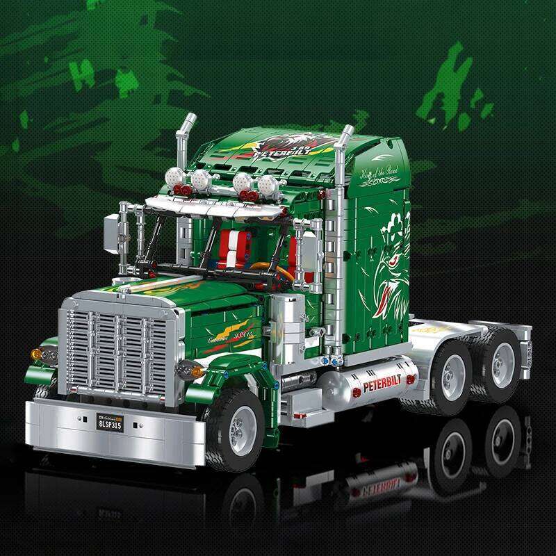 Static Version DIY Trailer Truck Front Model Building Block Technical Educational Assembly Toy Bricks For Boys Holidays Gifts Z260305