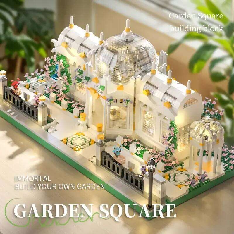3688 Piece Garden Square Assembly Set Christmas Birthday Gift Difficult Home Decoration Toys Suitable for Adults Z260305