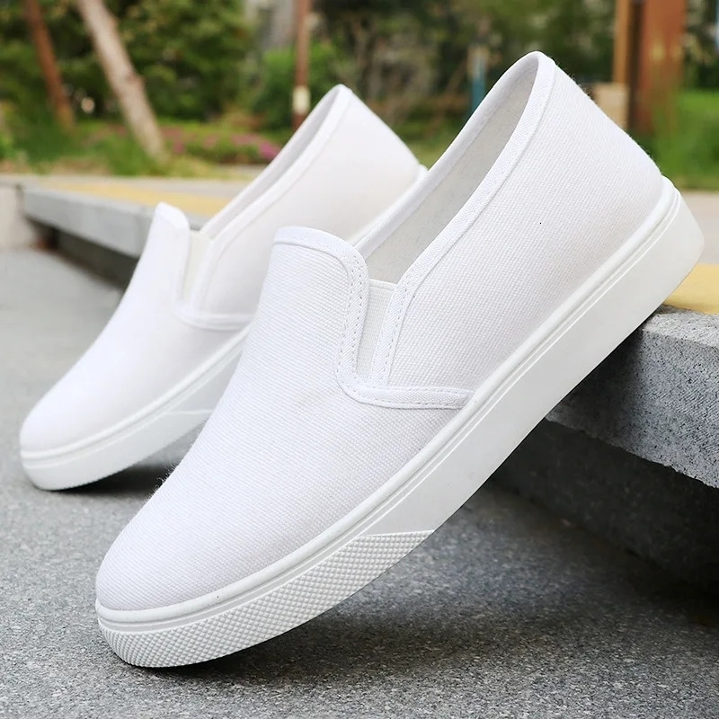 Womens Shoes Summer Breathable Traditional Cloth Shoes Non Slip White 260305