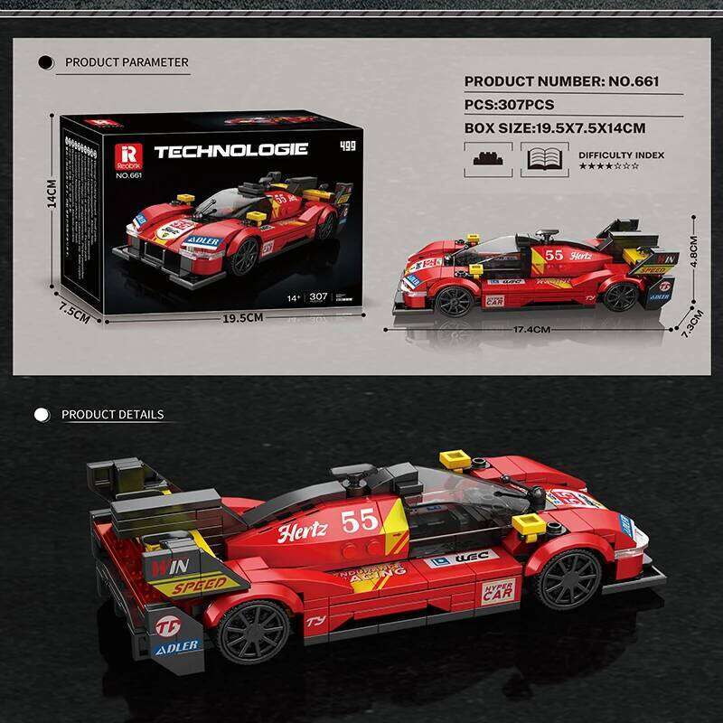 1:24 Vehicle Truck Kit 450PCS, Car Model Building Blocks, KidsToys Birthday Gifts Z260306