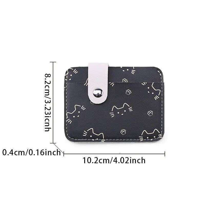 New Fashion Women Short cat Wallets Zipper Bags Top Quality Female Purse Coin Pocket Women's Card Clip C260304