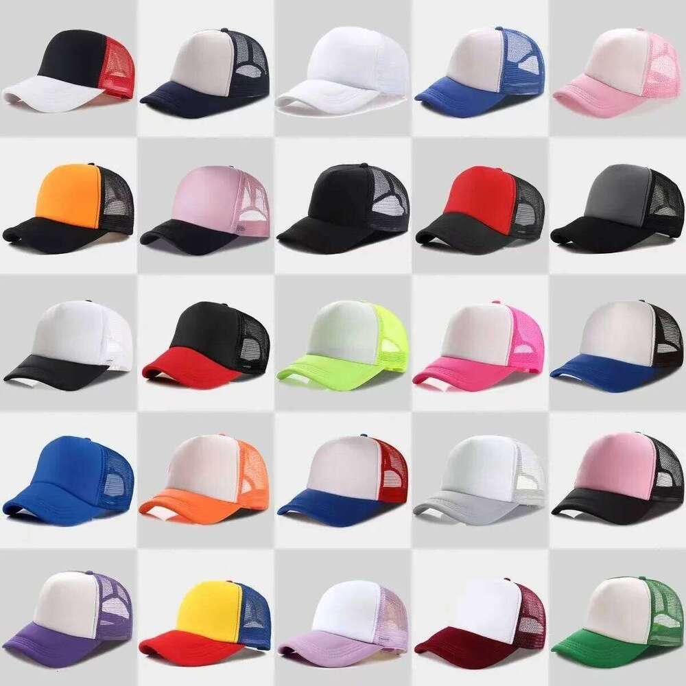 Custom Brand LOGO Personality DIY Print Trucker For Kids Net Baseball Cap Men Women Blank Mesh Adjustable Sun Hat Visor Y260304