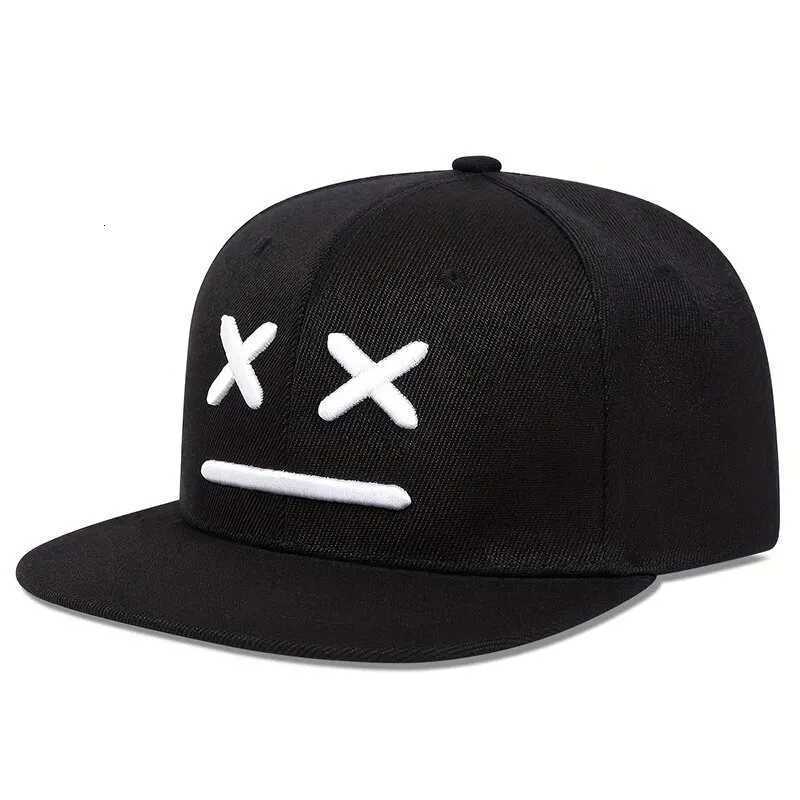 Unisex XX Smiling Face Embroidery Hip-hop Hats Spring Autumn Outdoor Adjustable Casual Baseball Caps Sunscreen Hat S260306