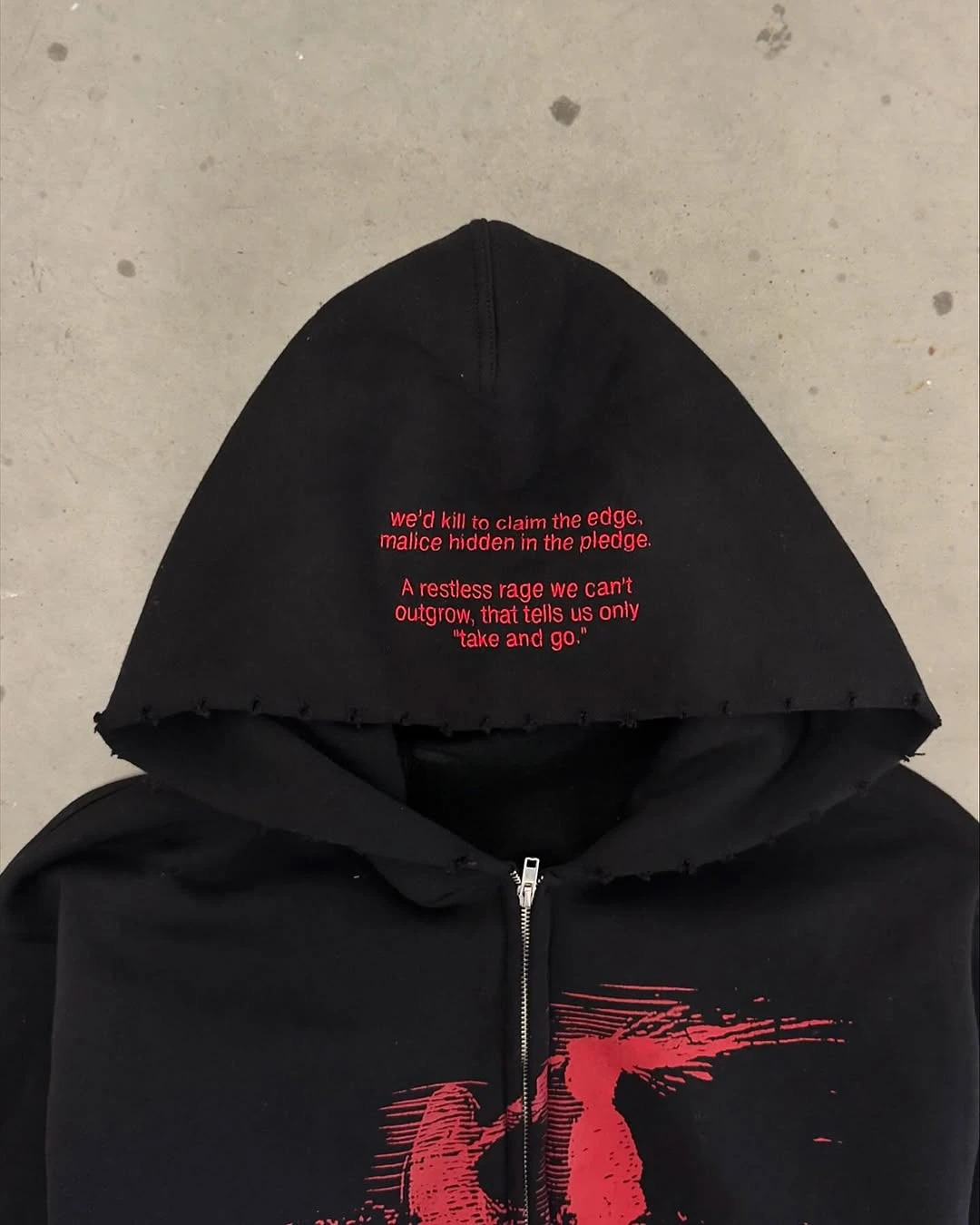 Hip Hop Gothic Retro High Street Baggy Zip Up Hoodie Y2k Graphic Print American Zipper Hoodie Mens and Womens Sweatshirt 260228