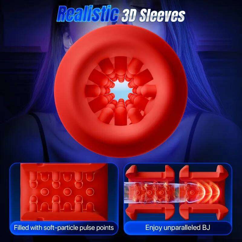 Male Sex Toys for Men Vibrating Double Interactive Electric Masturbator Penis Pump Stroker Pocket Pussy W260305