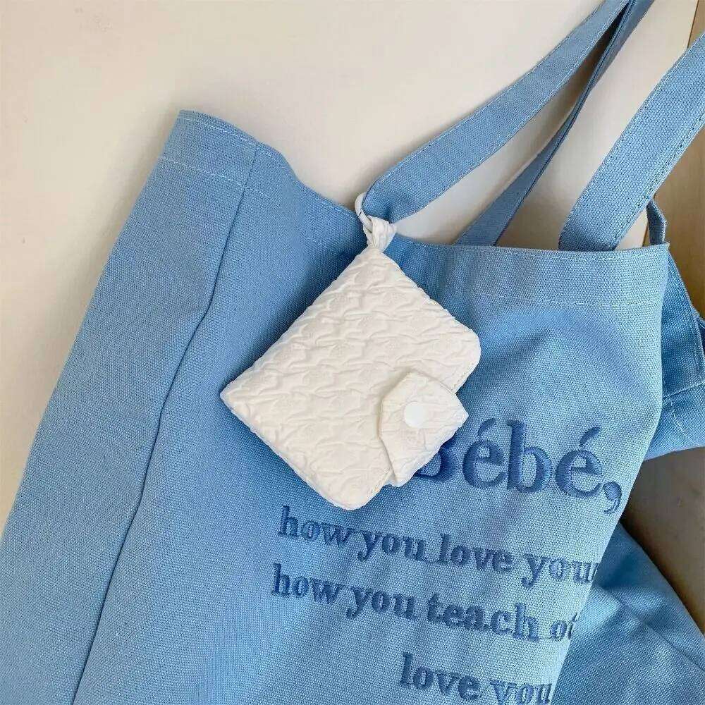 Canvas Candy Color Coin Bubble Zipper Purse Mini Cash Wallet Portable Multifunctional Cloth Envelope Wallets Female C260304