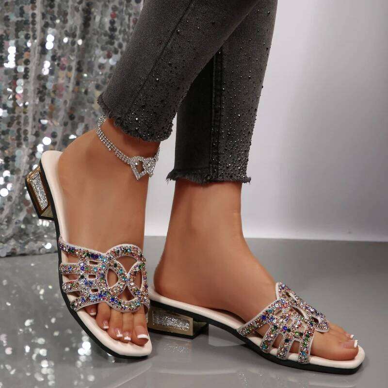 2026 Summer New Women's Fashion Hollow Design Outdoor Minimalist Open toed High Heel Sandals