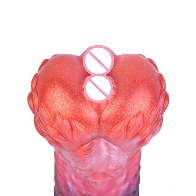 14.8*3.5cm 2in1 Alien Monster Dragon Vagina Anal Holes Artificial Pocket Pussy Male Masturbator Sex Toys for Penis Penetration W260305