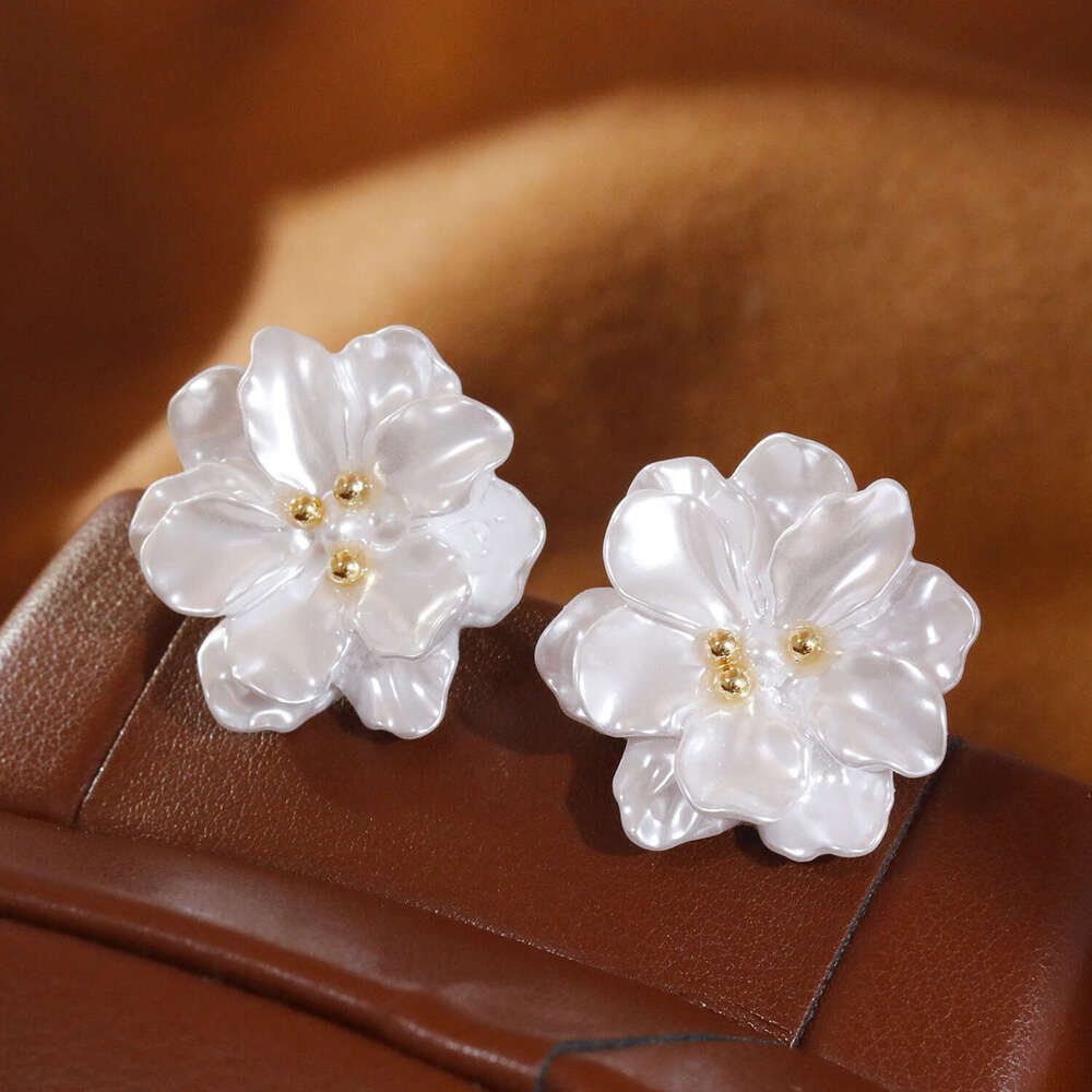 Camellia Earrings 2025 New Model High-end Earrings And Accessories