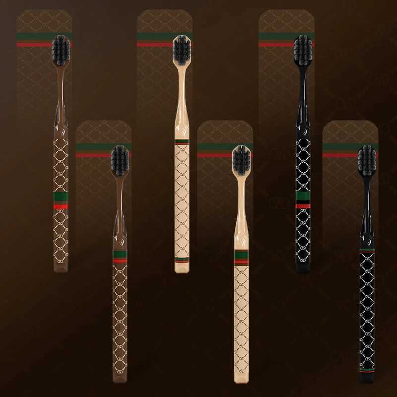 This 6-piece high-end gift box set of small-head, soft-bristled toothbrushes is designed for adult household use, combining luxury and practicality.T2