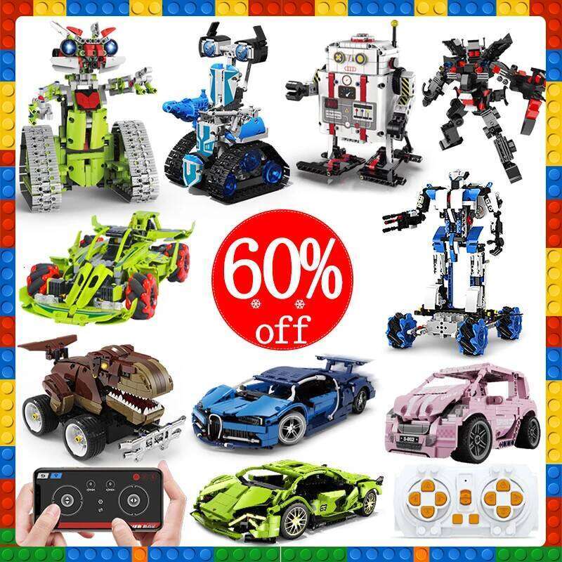 Moter Power APP Remote Control Technical Super Racing Car Bricks Robot Moc Toys Kids Gifts Sets Assembling Building Blocks Z260305