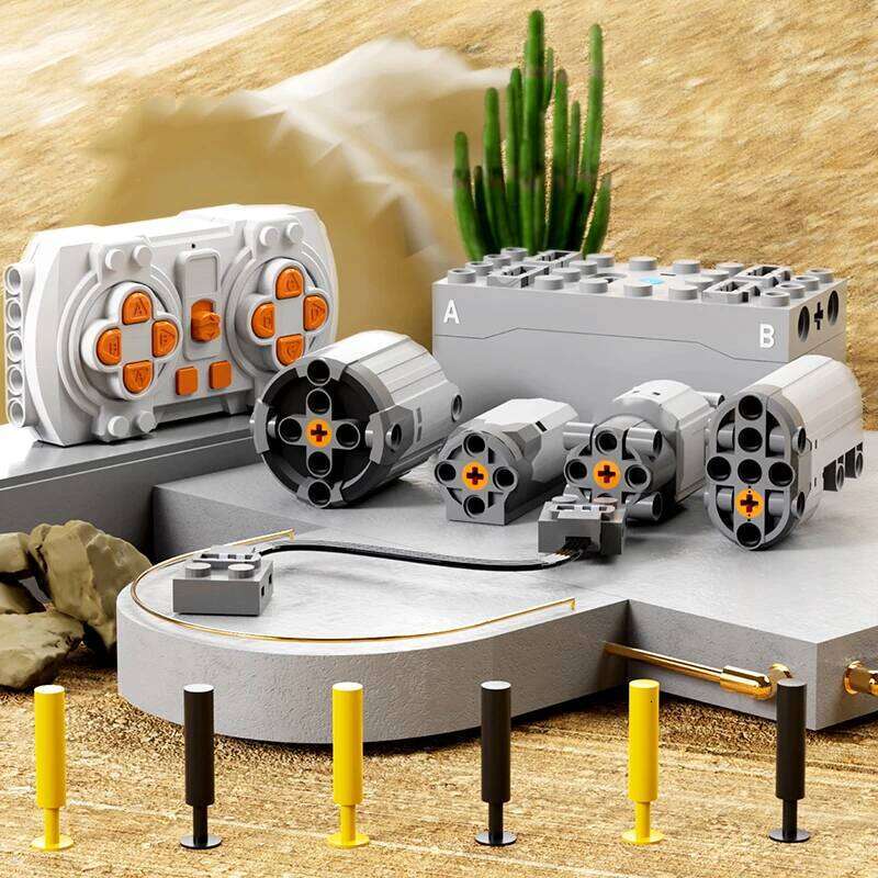 RC Building Blocks Bulldozer Earthmoving Vehicle City Engineering Car Model Technology Bricks Kids Toys Gift Z260305