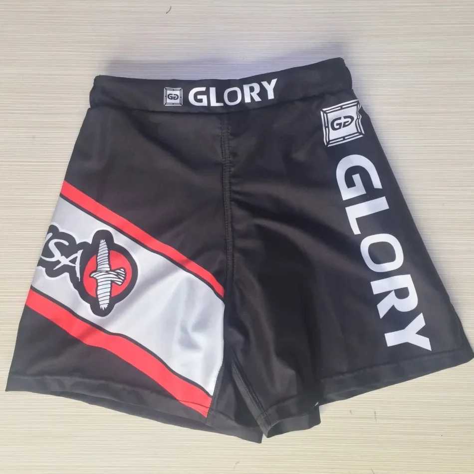 Muay Thai Boxing Martial Arts Shorts for Men Quick Dry Fitness Combat Sports Running Outdoor Activities X260306