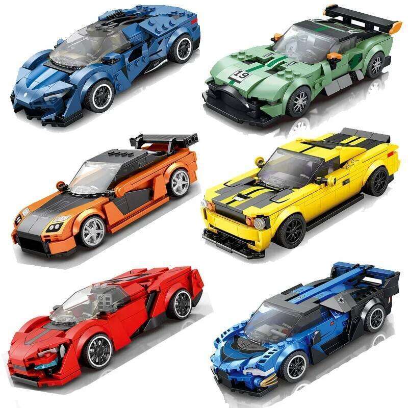 Speed Series Vehicle Building Blocks Supercar Set Racing Sports Car Classic MOC Model Bricks DIY Toy Kid Holiday Gifts Z260305