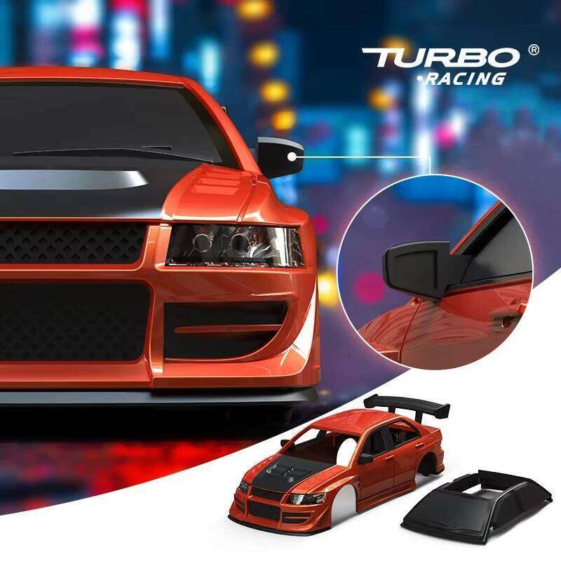 Turbo Racing 1/76 Electric Remote Control C76 Mini RTR Toy Sports Model Car for Adult Children's Toys Gift C260305
