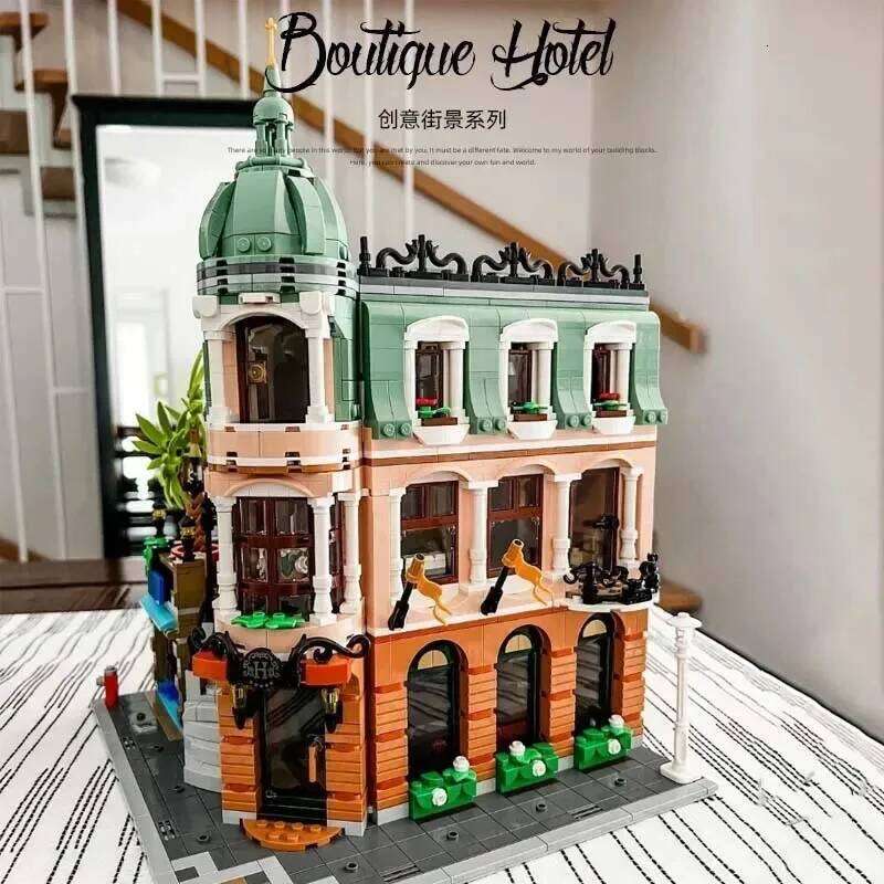 3066 PCS Boutique Hotel Modular Compatible T63336 10297 Building Blocks Bricks Toys Birthday Christmas Gifts Z260306