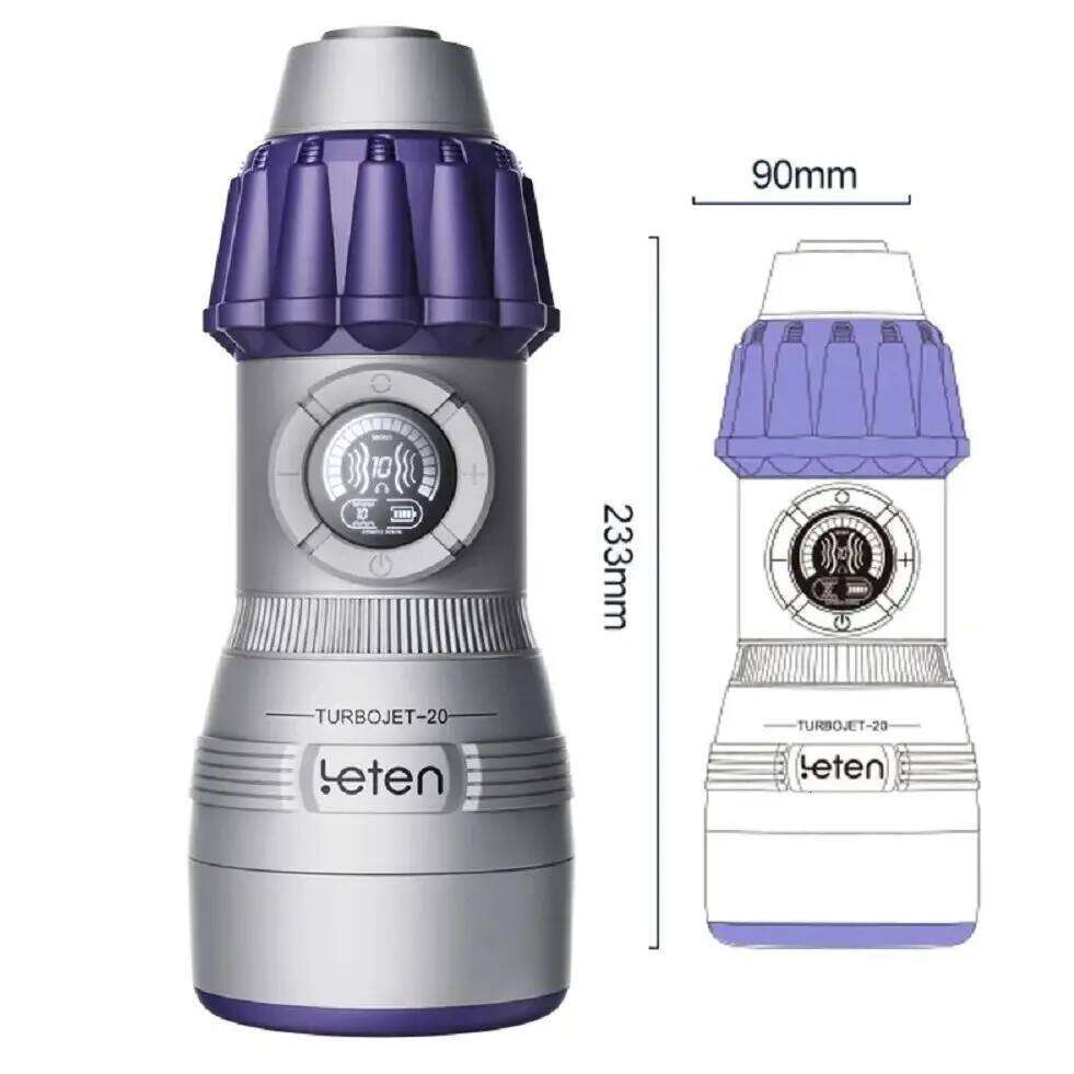 Turbojet- 20 Interactive Hyper Vortex Sucking Deep Throat Wave Male Masturbator Artificial Vagina Sex Toys for Men Adult 18+ W260305