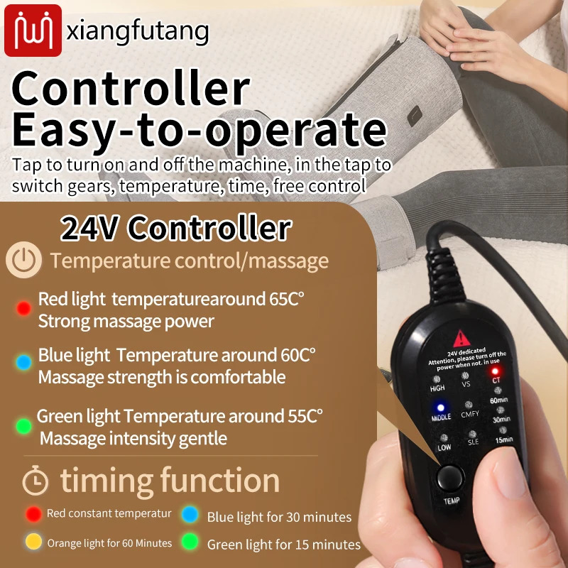 Red Light Heated Boot - Foot Wrap Foot Massager - 3-Level Heat Timer - Muscle Relax Joint Comfort Daily Foot Care 260304