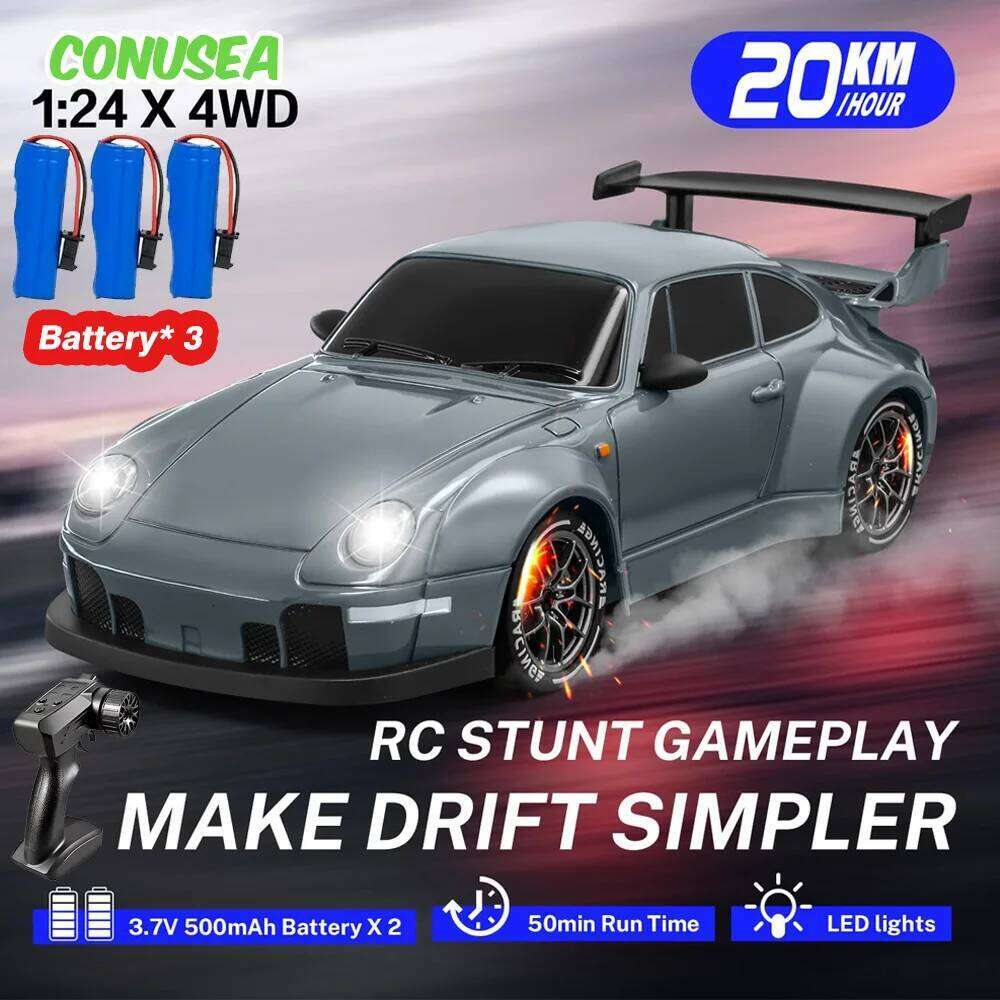 RC Drift Q228 4WD Remote Control Car Kids High Speed 2.4G Radio Controlled Vehicle Model Drive for Chidren Boys gifts C260305