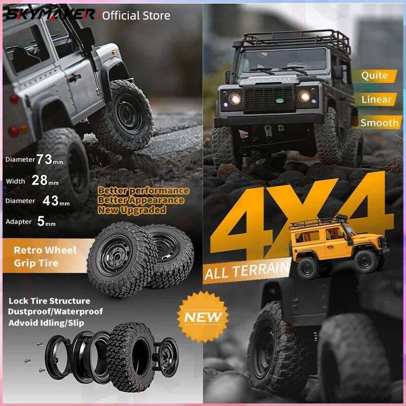 New MN99s v2 MN98 1:12 MN Model RTR Version 2.4G 4WD Rock Crawler Defender Remote Control Car 1/12 RC Truck Cars Toys C260305