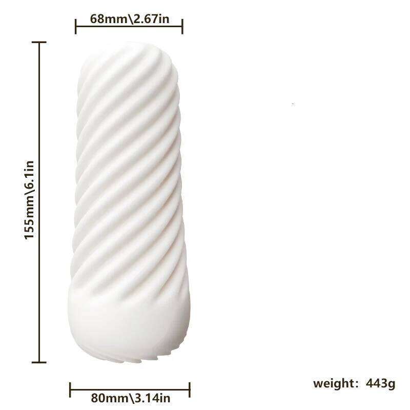 15cm Transparent Male Masturbator Artificial Pussy Vaginal for Men 18 Glans Sucking Penis Pump Spikes Exerciser Sex Toys Erotic W260305