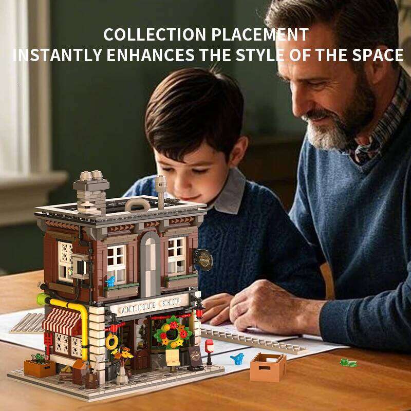 Antique Shop Building Blocks Medieval Streetview Modular Castle Moc Model Bricks Desktop Decoration Kids DIY Toys Holiday Gifts Z260305