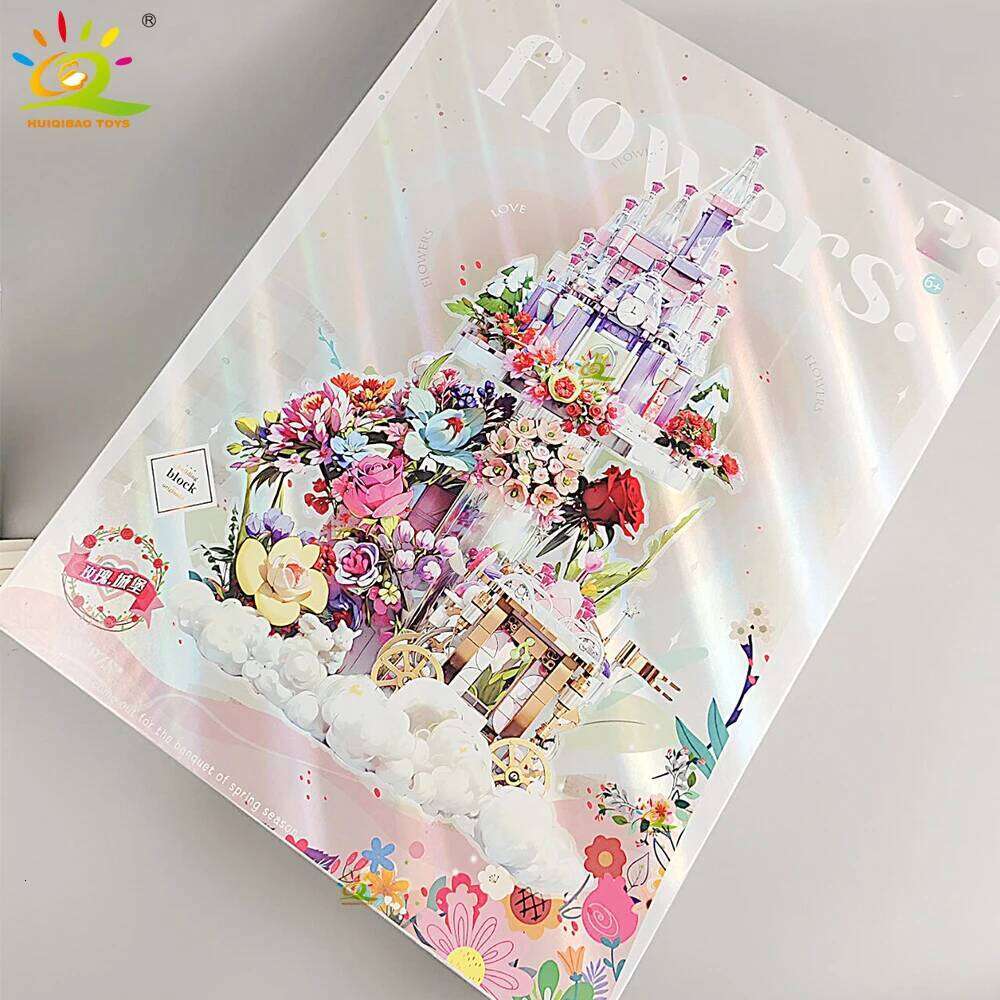 HUIQIBAO MOC City Medieval Architecture Style Castle House Building Blocks Bricks for Kid Gifts Children Construction Toys Z260306